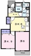 プラシ－ド Ⅱの間取り画像