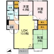 メゾンパークスの間取り画像