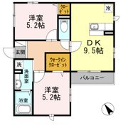 セリジェブラン赤塚新町の間取り画像