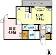 D-ROOM寺町の間取り画像