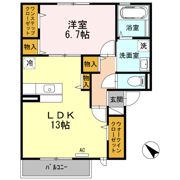 パシオーネA棟の間取り画像