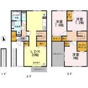 セリシアージュの間取り画像