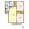 クローバーハイツ杉塚 C棟の間取り画像