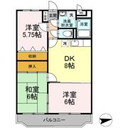 サンローゼ三島の間取り画像