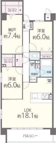 槻（ケヤキ）の間取り画像