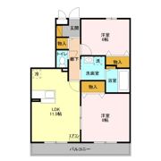 アルファタウン天王台 Cの間取り画像
