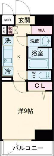 ERFOLG RIVERIA（エアフォルク リヴェリア）の間取り画像