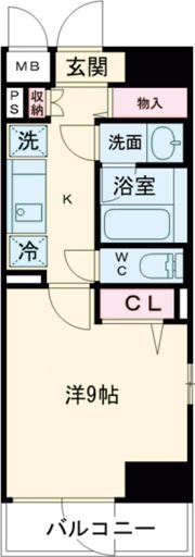 ERFOLG RIVERIA（エアフォルク リヴェリア）の間取り画像