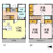 アルファタウン天王台 Gの間取り画像