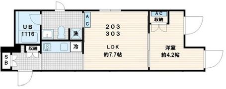Fullea代々木の間取り画像