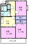 コンフォールカルチェの間取り画像