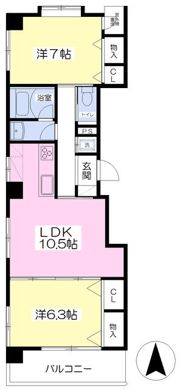 生石613ビルの間取り画像