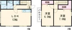 ディー・ルーエ秋津Aの間取り画像