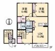 グリュック A棟の間取り画像