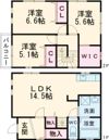 フジパレス戸建賃貸松ケ丘西町の間取り画像