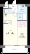 サクラート駅南の間取り画像