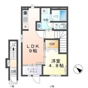 仮）東海村豊白1丁目 新築アパートの間取り画像