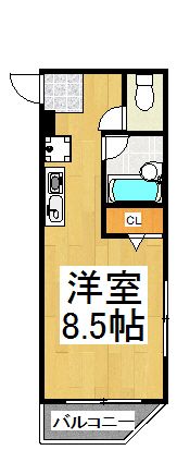 マンションクローバーの間取り画像