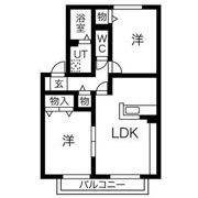 ファミール田井城 C棟の間取り画像
