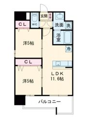 レジエル保田窪の間取り画像