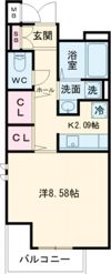 オーキッド・ソワの間取り画像