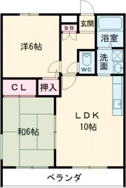 サンライトマンションの間取り画像