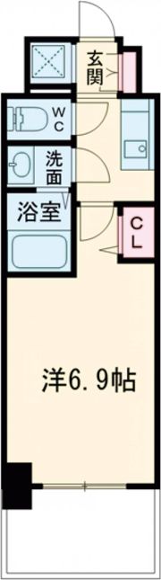 フォーリアライズ尼崎エランの間取り画像