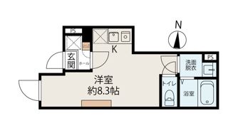 パレステイル大島の間取り画像