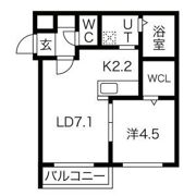 エヴァ琴似の間取り画像