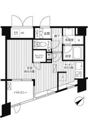 コスモリード新宿余丁町の間取り画像
