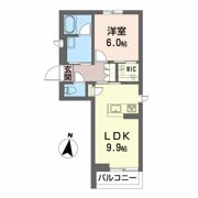 エスポワール大和町の間取り画像