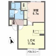 ガーデンコート壱番館の間取り画像