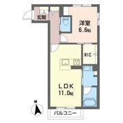 シンシアコート Bの間取り画像