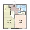 サニーハイツ横山 Bの間取り画像