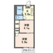 ベルメゾンの間取り画像
