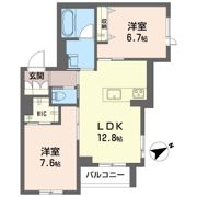 エスポアコリーヌの間取り画像