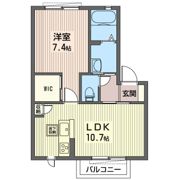 グランド・エミール Iの間取り画像