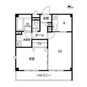 アンプルールフェール今津の間取り画像