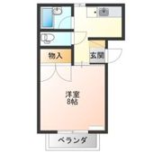 戸祭ハイツの間取り画像