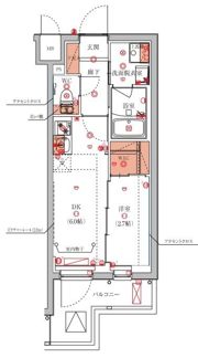 ハーモニーレジデンス東京八広ザ・スプレッドの間取り画像