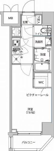 ハーモニーレジデンス東京イーストサイドの間取り画像