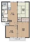 岸ハイツの間取り画像