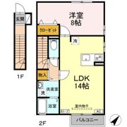 リビングタウン若宮 Bの間取り画像