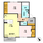 リアルコート Dの間取り画像