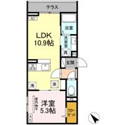 ドムスクレスト清新二丁目の間取り画像