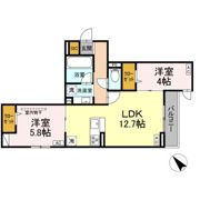 ドムスクレスト清新二丁目の間取り画像