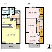 ルシオーレ Bの間取り画像