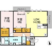 アンフィニ勝川の間取り画像