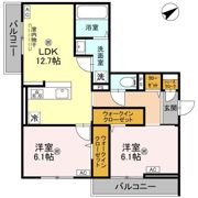 アルタ若竹ビューの間取り画像