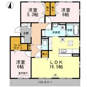 ファミーユ竹の葉の間取り画像